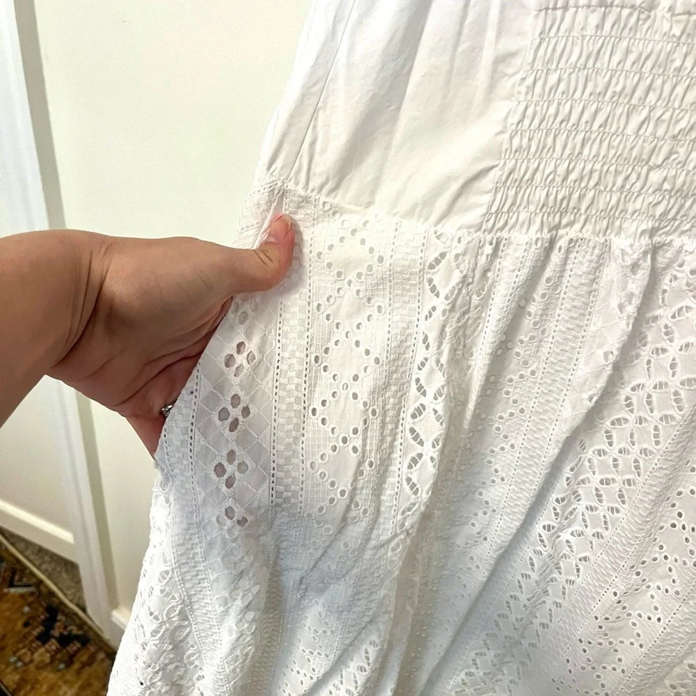 Thakoon Eyelet Trapeze Cotton Dress size 8